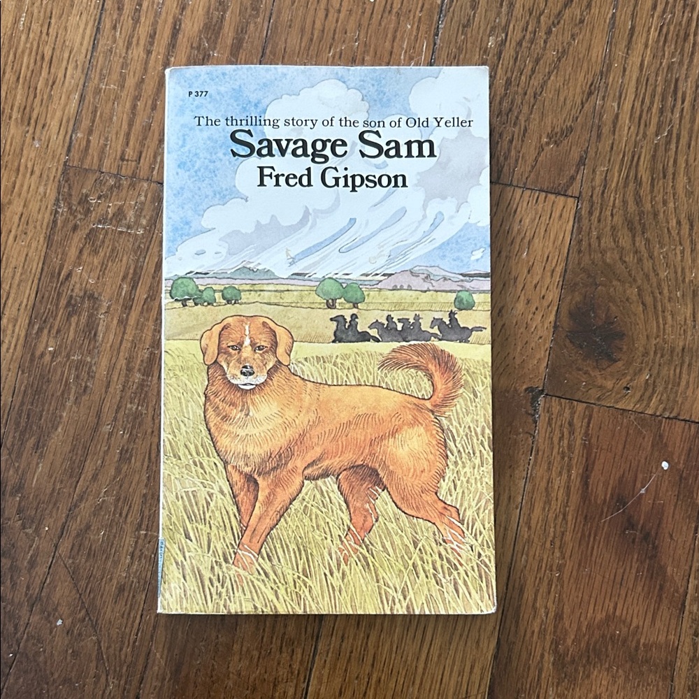 Savage Sam by Fred Gipson Paperback